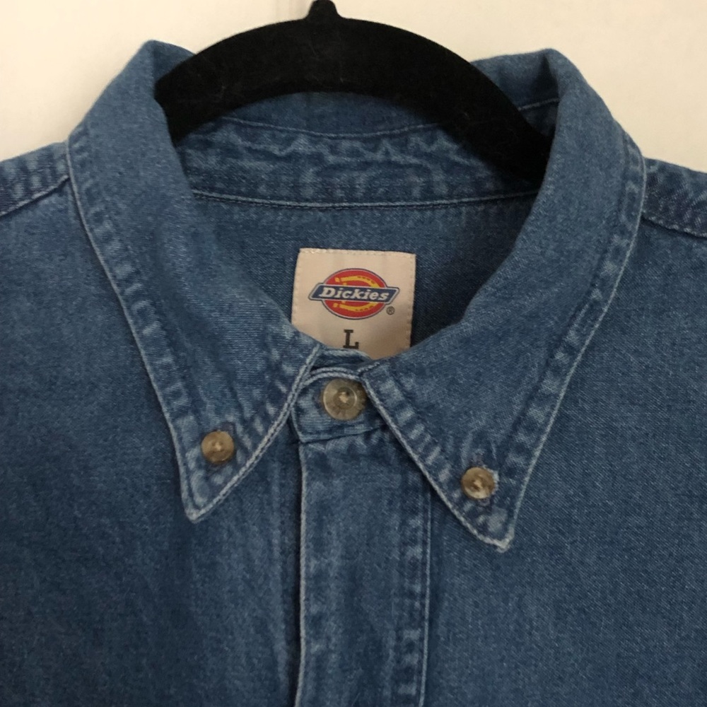 Genuine Dickies Denim Button-Up Shirt
